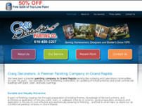Craig Decorators Painting Co website screenshot