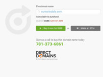 Screenshot for http://www.curiositydaily.com