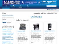 Screenshot for http://www.laserlinkstamps.com