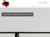 James Clark's Pearland Family Tae Kwon Do website screenshot