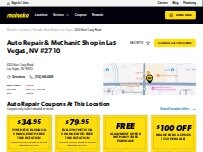 Website Screenshot Meineke Car Care Center