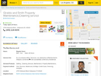 Giraldo and Smith Property Maintenance, Cleaning Service website screenshot