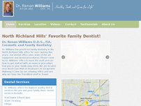 Dr. Williams Family Dentistry website screenshot