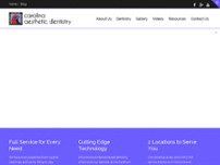 Carolina Aesthetic Dentistry/Sanhez & Associates website screenshot