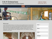 S & H Enterprises website screenshot