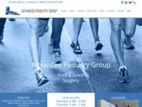 APG Podiatry Group website screenshot