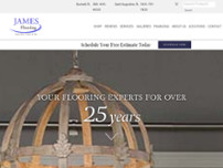 James Flooring website screenshot