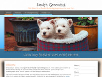 Sandys Grooming website screenshot