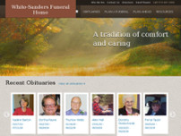 Screenshot for http://www.whitesandersfuneralhome.com