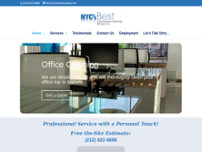 NYC's Best Commercial Cleaning Service,Inc. website screenshot