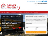 Denver Property Flip website screenshot