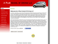 Screenshot for http://www.aplusschoolofdriving.com