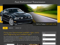 First Professional Transmission website screenshot