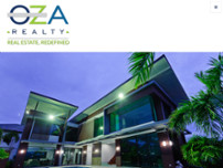 OZA Realty website screenshot