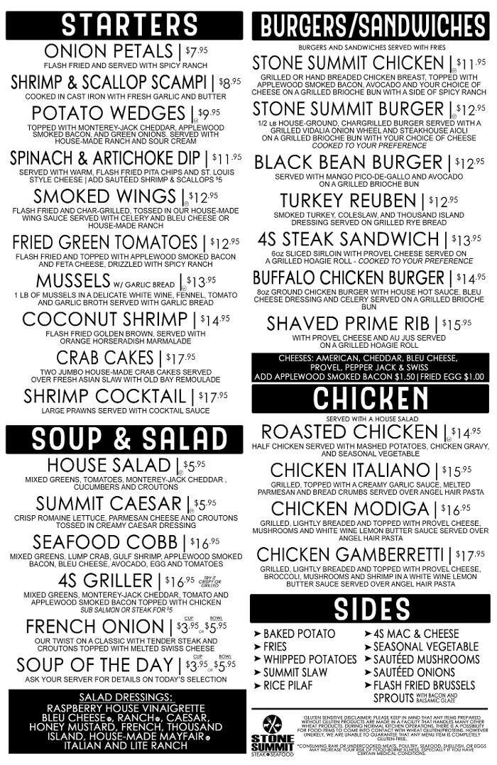 Images Stone Summit Steak & Seafood