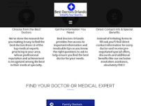 Best Doctors Orlando - The Definitive Guide of Orlando's Best Doctors website screenshot