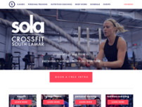 CrossFit South Lamar-SOLA website screenshot