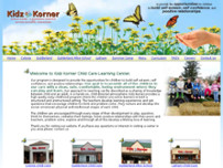 Kidz Korner website screenshot