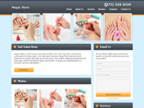 Magic Nails website screenshot