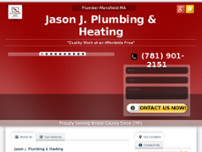 Jason J. Plumbing & Heating website screenshot