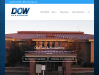 Dow Tax & Accounting website screenshot