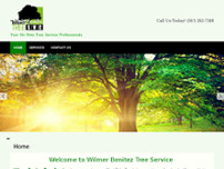 Wilmer Benitez Tree Service website screenshot