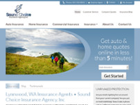 Sound Choice Insurance Agency, Inc website screenshot