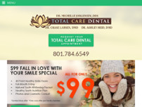 Total Care Dental website screenshot