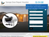 Heights Garage Door Repair Houston website screenshot