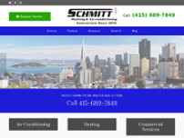 Screenshot for http://www.schmittheating.com