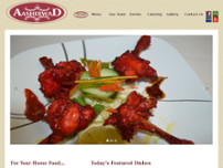 Screenshot for http://aashirwadrestaurant.com/