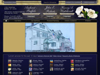 John E Roberts Funeral Home website screenshot