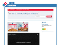 Screenshot for http://pizza.dominos.com/california/san-jose/95118/1659-branham-ln/?utm_source=google&utm_medium=organic&utm_campaign=localmaps