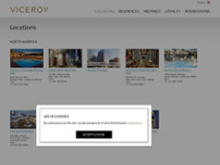 Viceroy Miami website screenshot