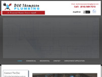 Doc Thompson Plumbing website screenshot