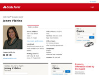 Jenny Vidrine - State Farm Insurance Agent website screenshot