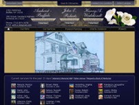 John E Roberts Funeral Home website screenshot