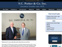 S C Parker & Co Inc website screenshot