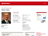 Steve Clark - State Farm Insurance Agent website screenshot