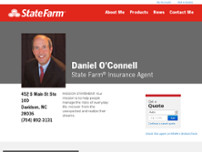 Roger O' Connell - State Farm Insurance Agent website screenshot