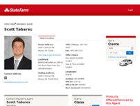 Scott Tabares - State Farm Insurance Agent website screenshot