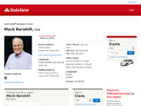 Mack Barnhill - State Farm Insurance Agent website screenshot