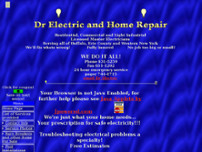 Dr. Electric and Home Repair website screenshot