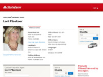 Lori Ploetner State Farm website screenshot