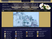 John E Roberts Funeral Home website screenshot