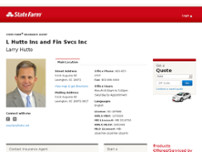 Screenshot for https://www.statefarm.com/agent/US/SC/Lexington/Larry-Hutto-8S17V2PM000