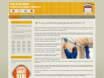 Website Spring Replacement Denver|303-970-6836