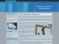 Website Garage Door of Denver CO