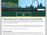 Handy Home Buyers website screenshot