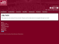 Catawba County Farm Bureau website screenshot